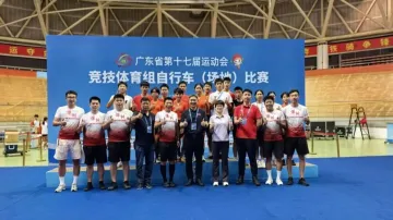 双榜登顶！深圳队斩获省运会场地自行车赛5金佳绩