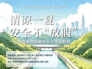 活动招募 | 深圳水文化大讲堂：识别溺水风险，筑牢安全防线