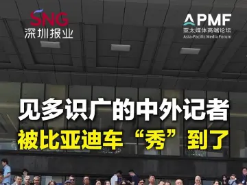 见多识广的中外记者，被比亚迪车“秀”到了