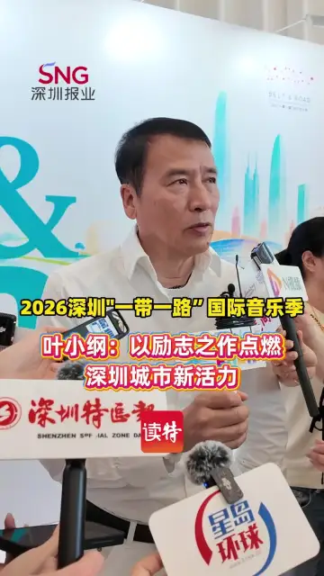 叶小纲：以励志之作点燃深圳城市新活力