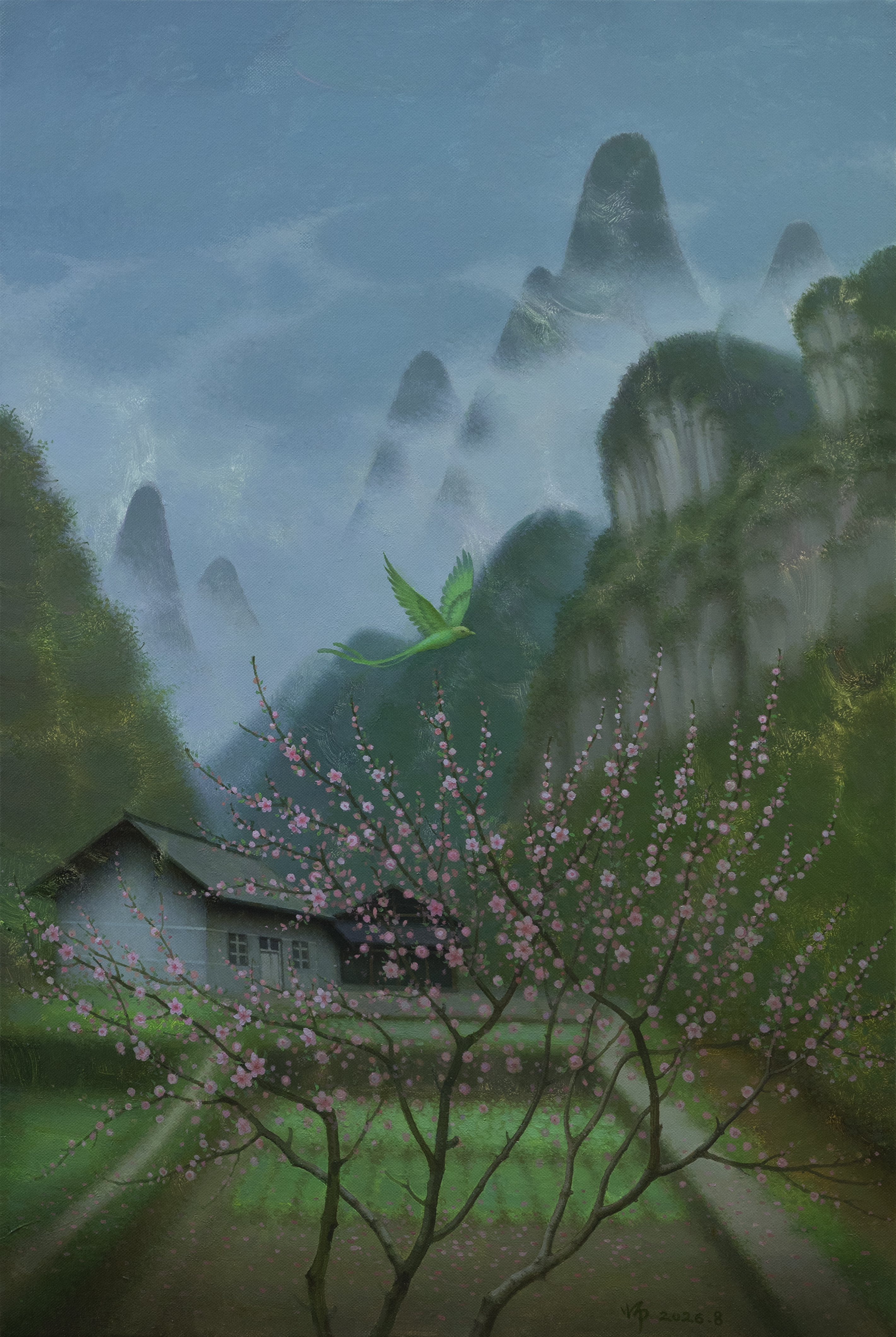 《山居林隐。初春雨后》